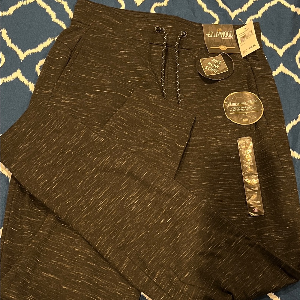 Boys black joggers